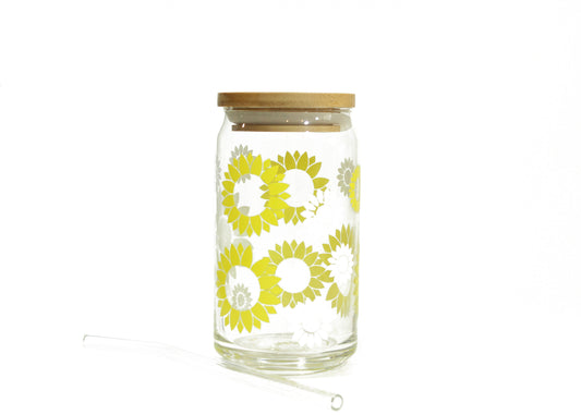 Sunflower Glass Cup